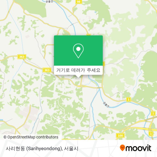 사리현동 (Sarihyeondong) 지도
