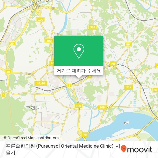 푸른솔한의원 (Pureunsol Oriental Medicine Clinic) 지도