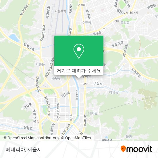 베네피아 지도
