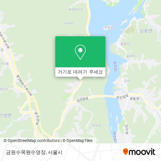 금원수목원수영장 지도