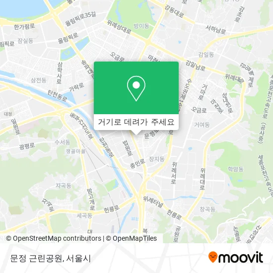 문정 근린공원 지도