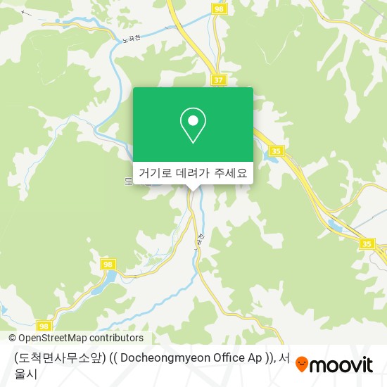 (도척면사무소앞) (( Docheongmyeon Office Ap )) 지도