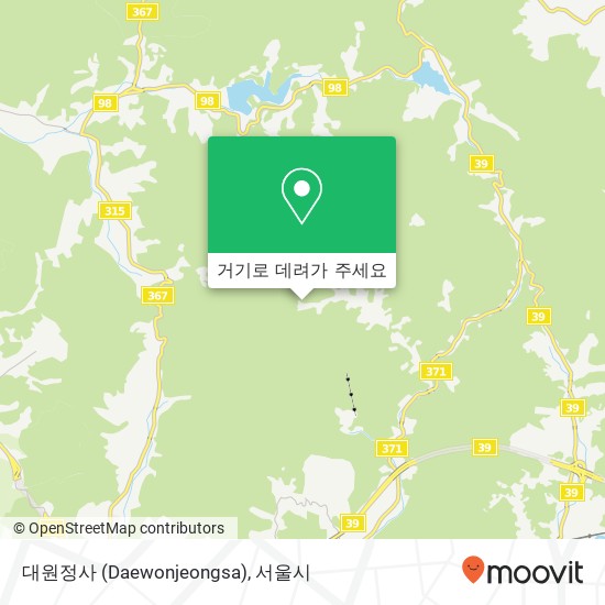 대원정사 (Daewonjeongsa) 지도