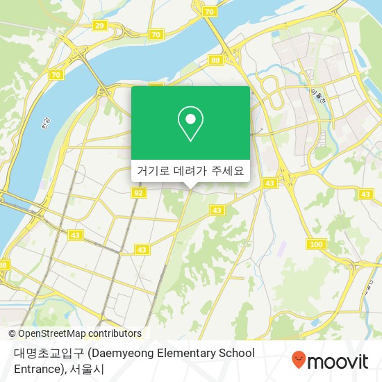 대명초교입구 (Daemyeong Elementary School Entrance) 지도