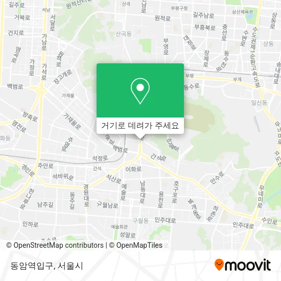동암역입구 지도