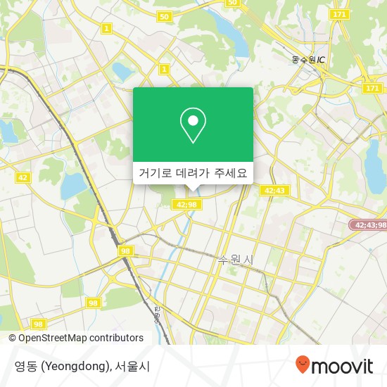 영동 (Yeongdong) 지도