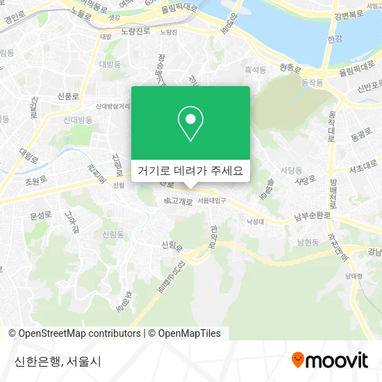 신한은행 지도
