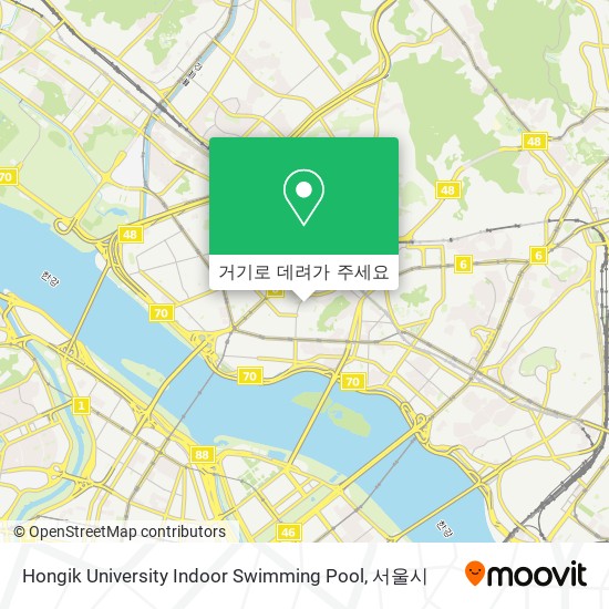 Hongik University Indoor Swimming Pool 지도