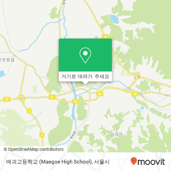 매괴고등학교 (Maegoe High School) 지도