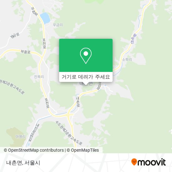내촌면 지도