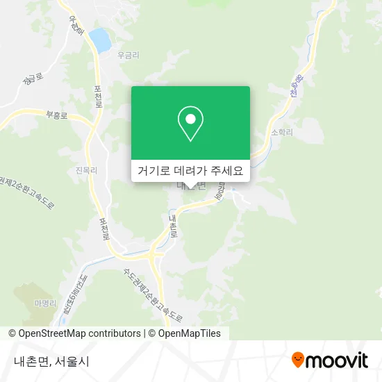 내촌면 지도