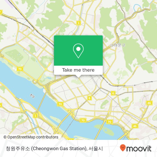 청원주유소 (Cheongwon Gas Station) 지도