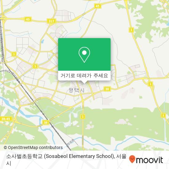 소사벌초등학교 (Sosabeol Elementary School) 지도
