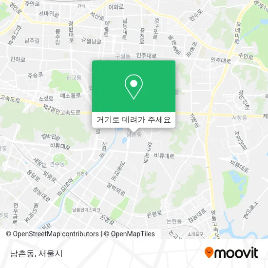 남촌동 지도