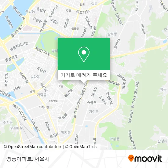 영풍아파트 지도