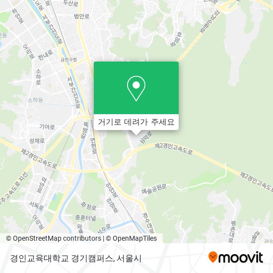 경인교육대학교 경기캠퍼스 지도