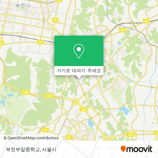 부천부일중학교 지도