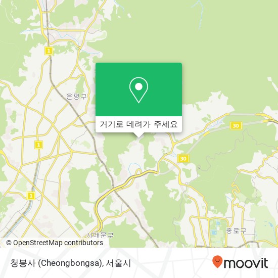 청봉사 (Cheongbongsa) 지도
