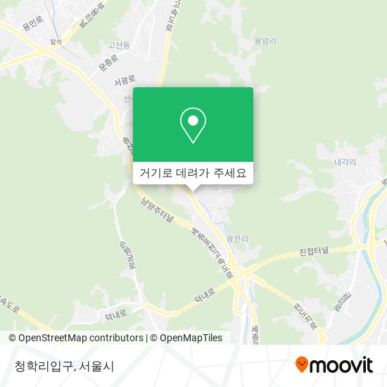 청학리입구 지도