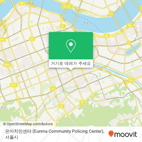 은마치안센타 (Eunma Community Policing Center) 지도