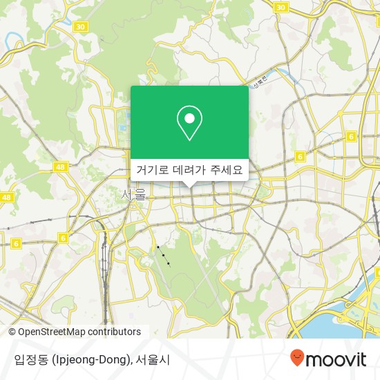 입정동 (Ipjeong-Dong) 지도