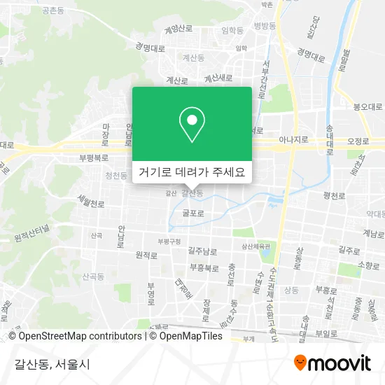 갈산동 지도