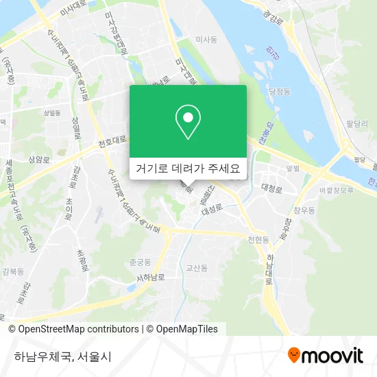 하남우체국 지도
