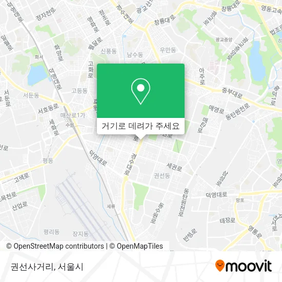 권선사거리 지도