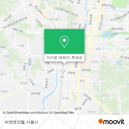 씨엔엔모텔 지도