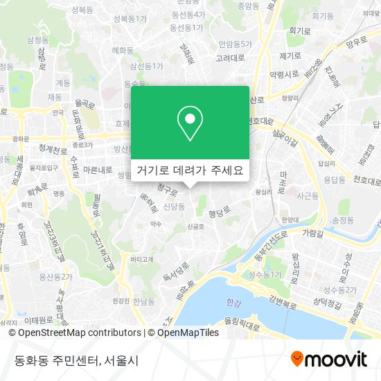 동화동 주민센터 지도
