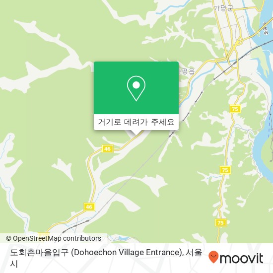 도회촌마을입구 (Dohoechon Village Entrance) 지도