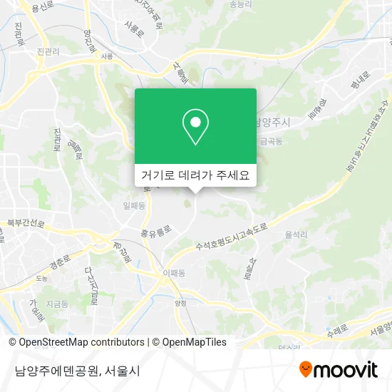 남양주에덴공원 지도