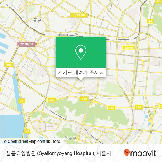 샬롬요양병원 (Syallomyoyang Hospital) 지도