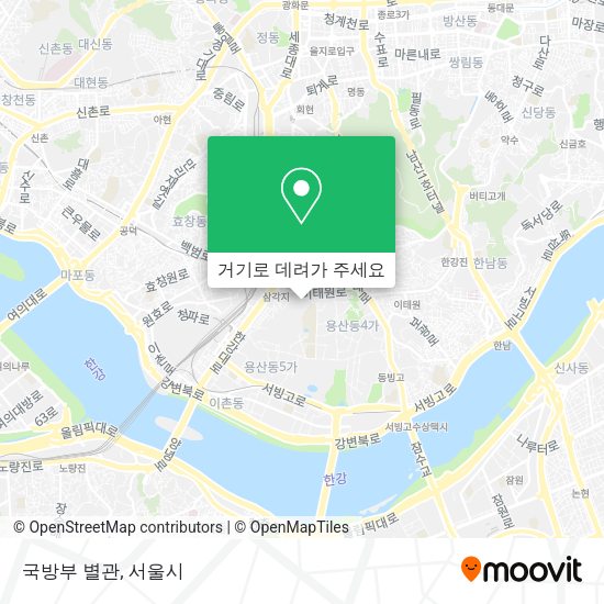 국방부 별관 지도