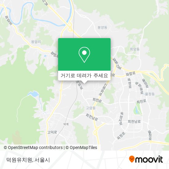덕원유치원 지도