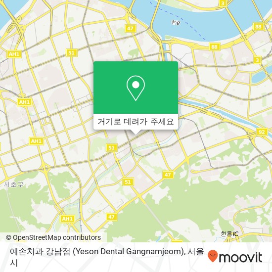 예손치과 강남점 (Yeson Dental Gangnamjeom) 지도
