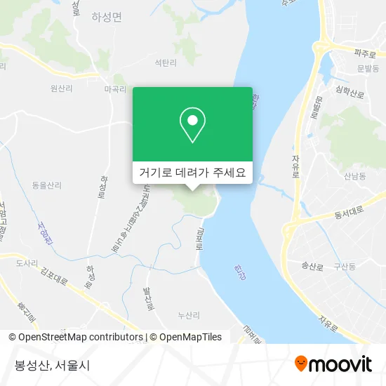 봉성산 지도