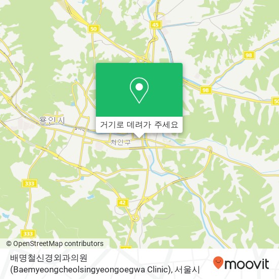 배명철신경외과의원 (Baemyeongcheolsingyeongoegwa Clinic) 지도
