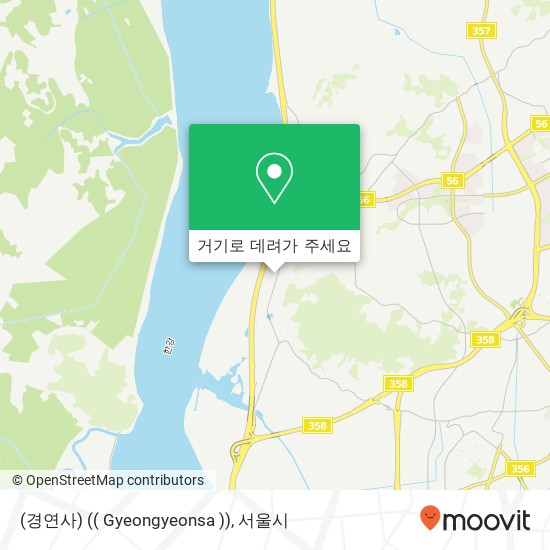 (경연사) (( Gyeongyeonsa )) 지도