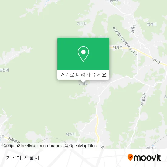 가곡리 지도