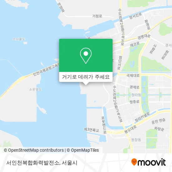 서인천화력발전소 지도