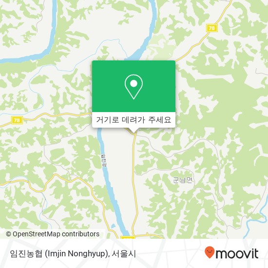 임진농협 (Imjin Nonghyup) 지도