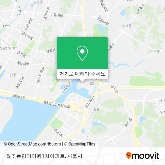 월곶풍림아이원1차아파트 지도