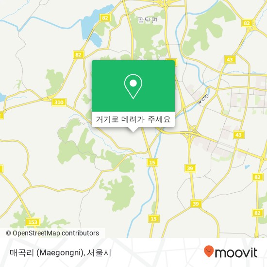 매곡리 (Maegongni) 지도