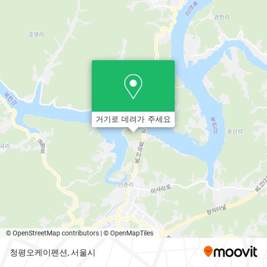 청평오케이펜션 지도
