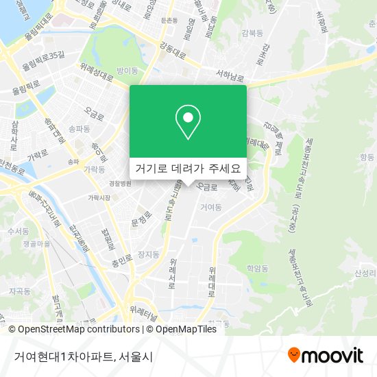 거여현대1차아파트 지도