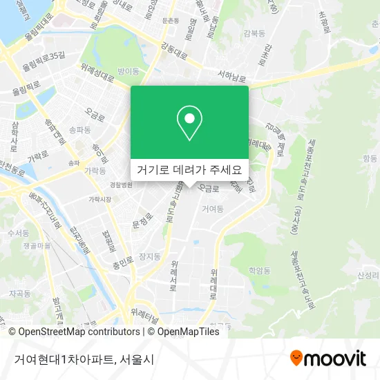 거여현대1차아파트 지도