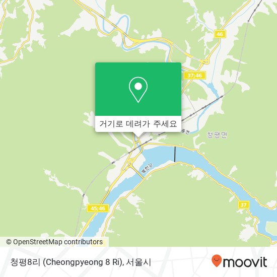 청평8리 (Cheongpyeong 8 Ri) 지도