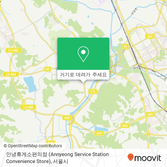 안녕휴게소편의점 (Annyeong Service Station Convenience Store) 지도
