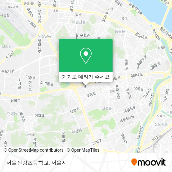 서울신강초등학교 지도